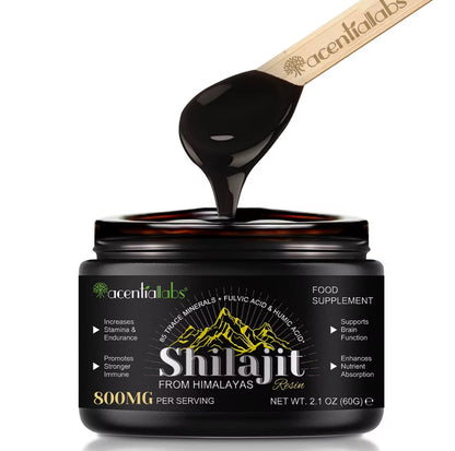 🌿 Shilajit Original Himalaya Bio – 60g Reines Shilajit Harz, Geprüft✅
